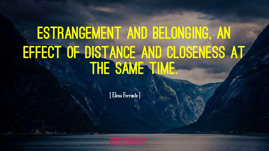 Estrangement quotes by Elena Ferrante