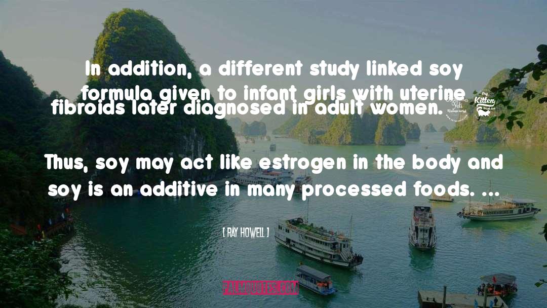 Estrogen quotes by Ray Howell