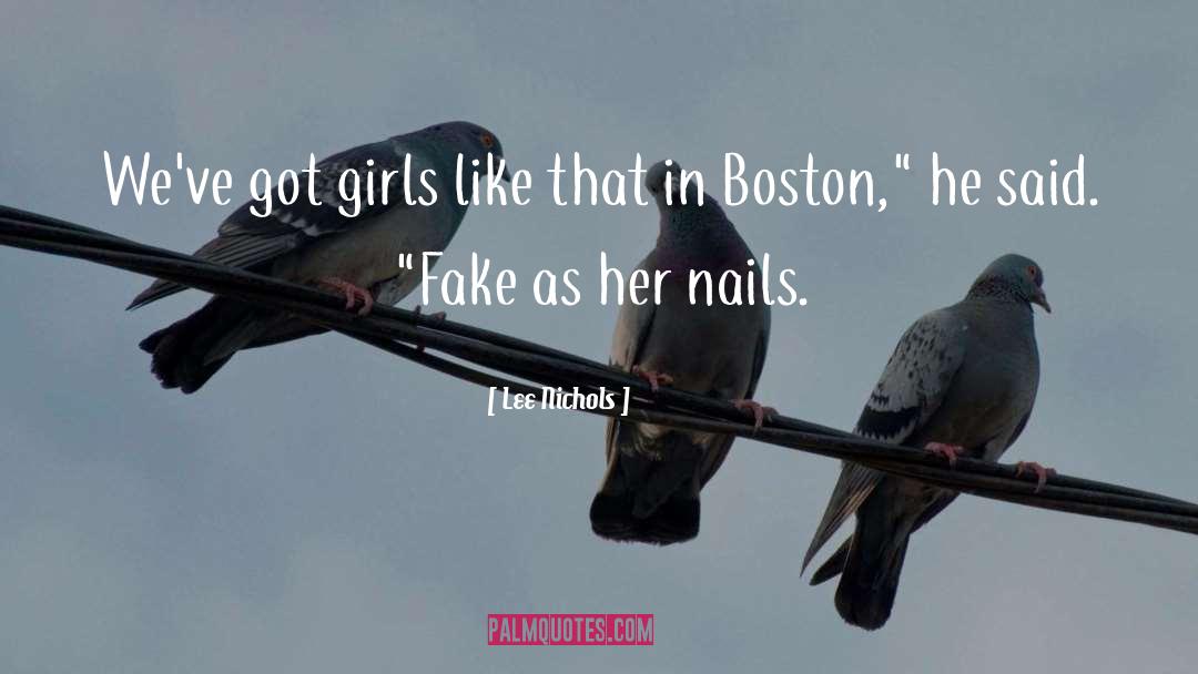 Etalia Boston quotes by Lee Nichols