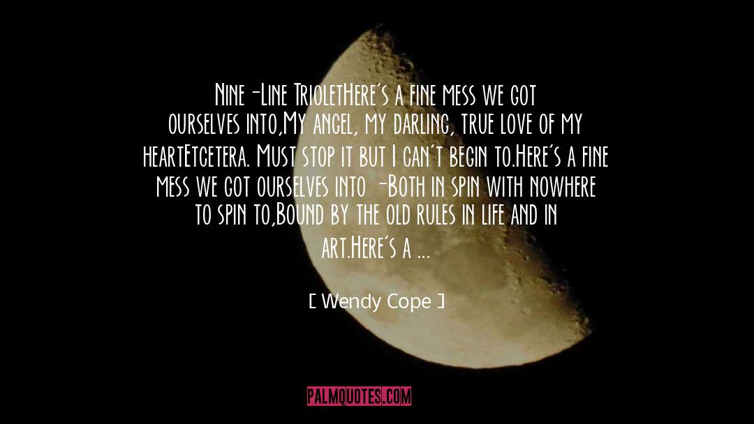 Etcetera quotes by Wendy Cope