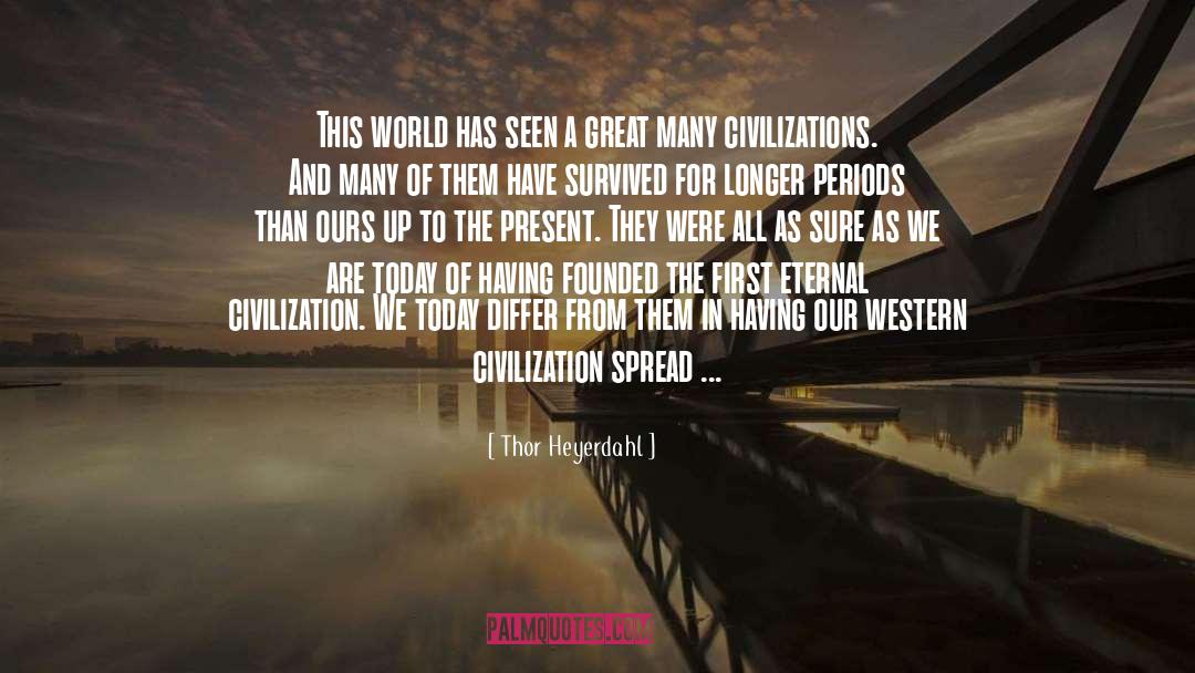 Eternal City quotes by Thor Heyerdahl