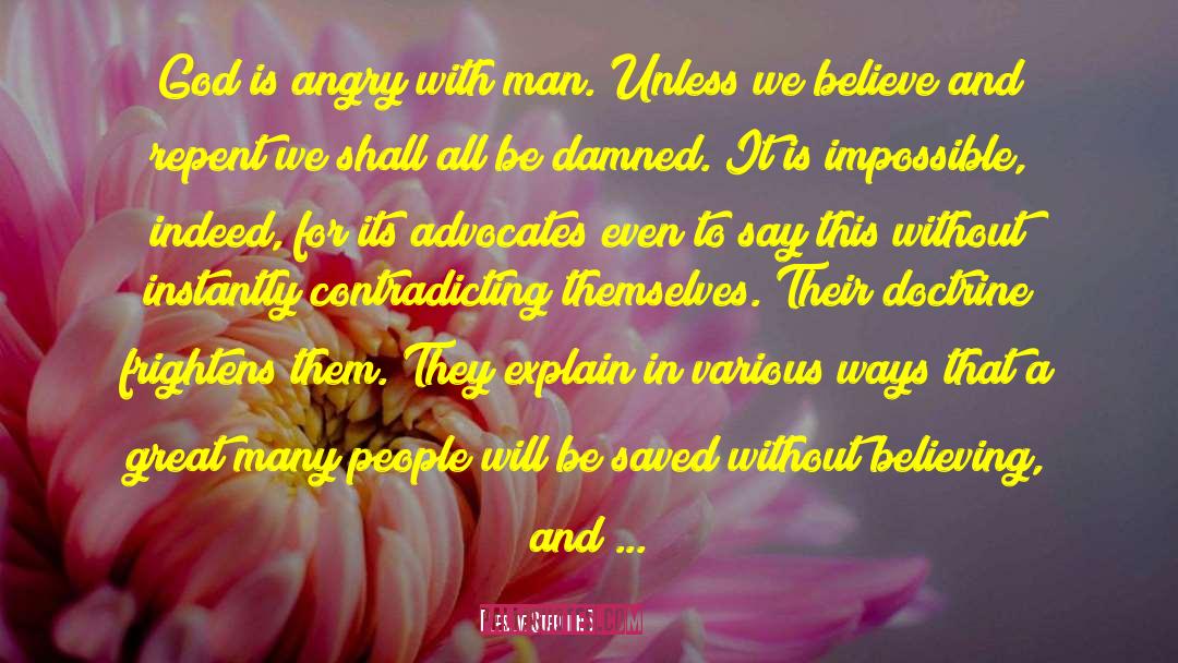 Eternal Damnation quotes by Leslie Stephen