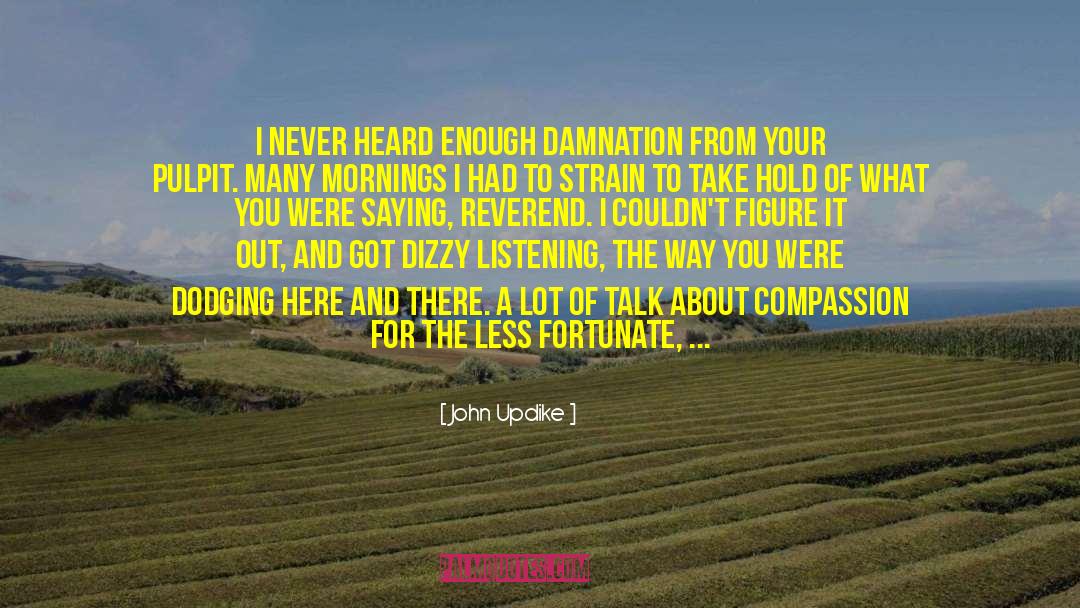 Eternal Damnation quotes by John Updike