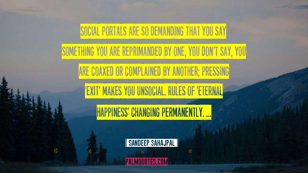 Eternal Happiness quotes by Sandeep Sahajpal