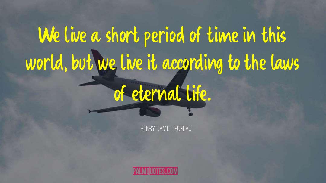 Eternal Life quotes by Henry David Thoreau