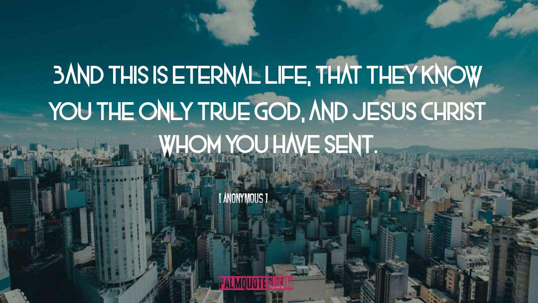 Eternal Life quotes by Anonymous