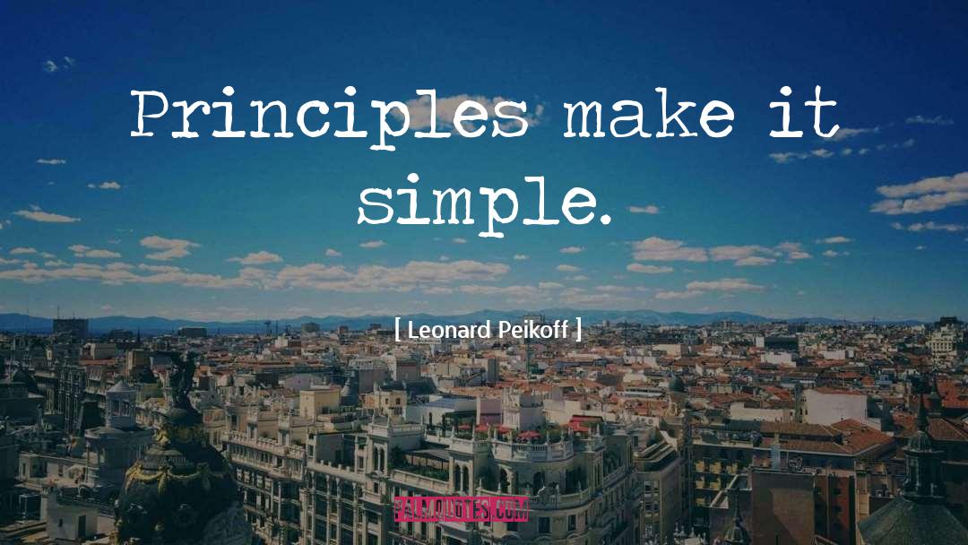 Eternal Principles quotes by Leonard Peikoff