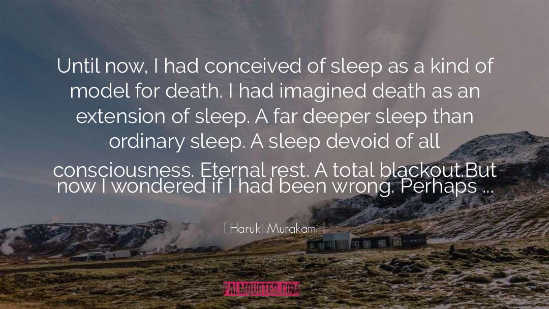 Eternal Rest quotes by Haruki Murakami