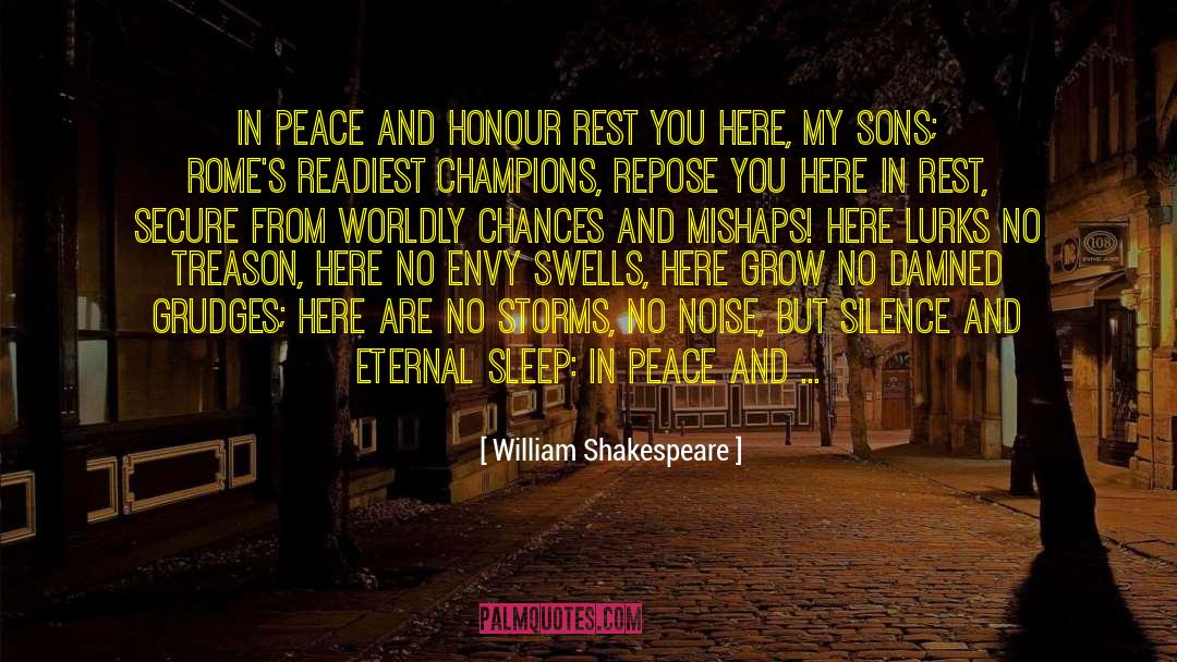 Eternal Sleep quotes by William Shakespeare