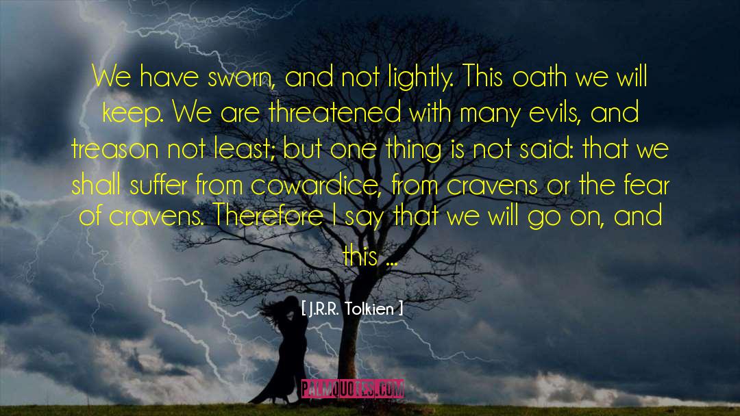 Eternal Suffering quotes by J.R.R. Tolkien