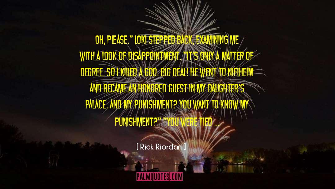 Eternal Torture quotes by Rick Riordan