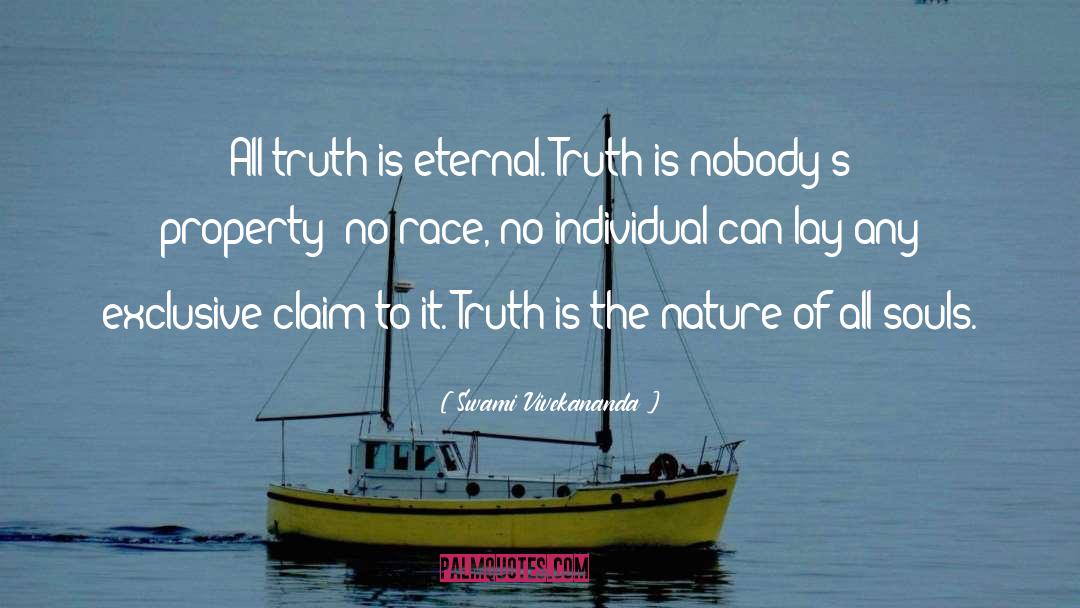Eternal Truth quotes by Swami Vivekananda