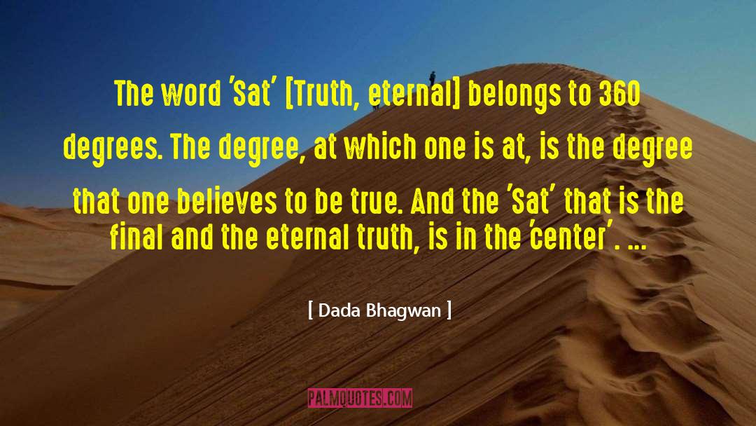 Eternal Truth quotes by Dada Bhagwan