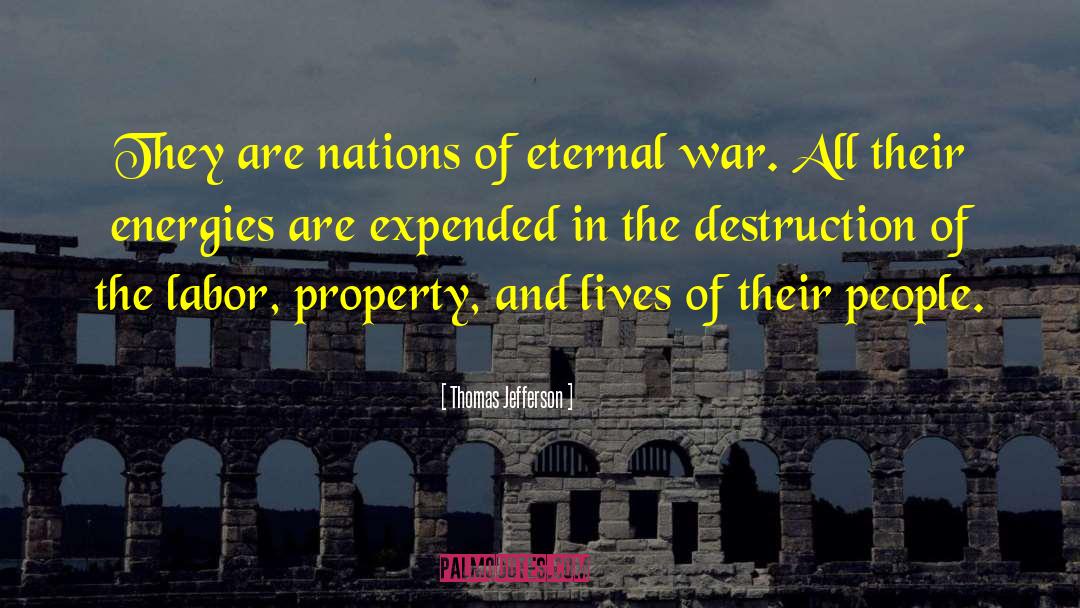 Eternal War quotes by Thomas Jefferson