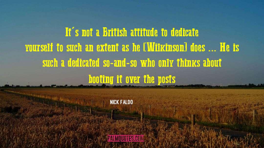 Eternity And Attitude quotes by Nick Faldo
