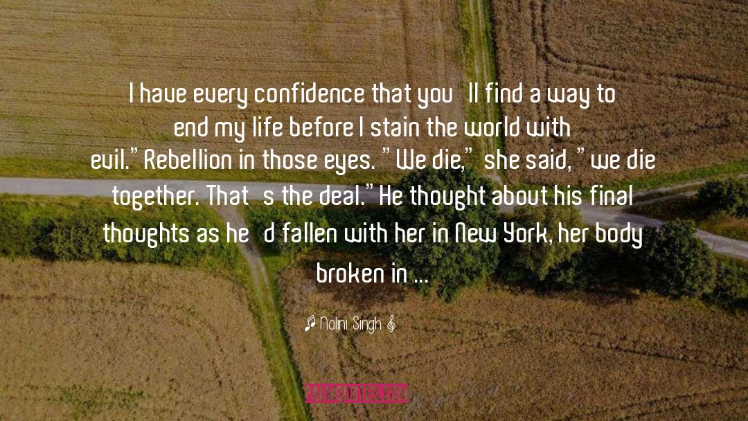 Eternity quotes by Nalini Singh