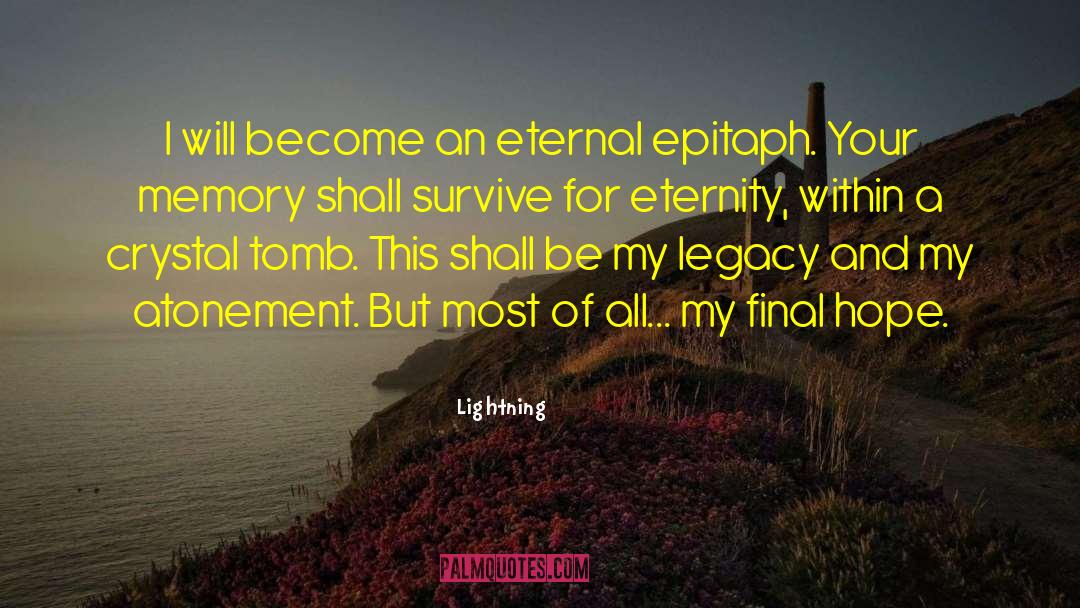 Eternity Within quotes by Lightning