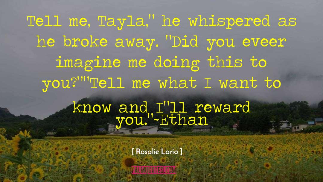 Ethan Holt quotes by Rosalie Lario