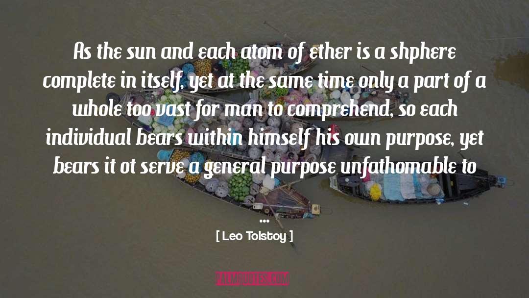 Ether quotes by Leo Tolstoy