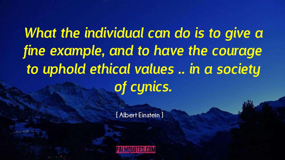 Ethical Behavior quotes by Albert Einstein