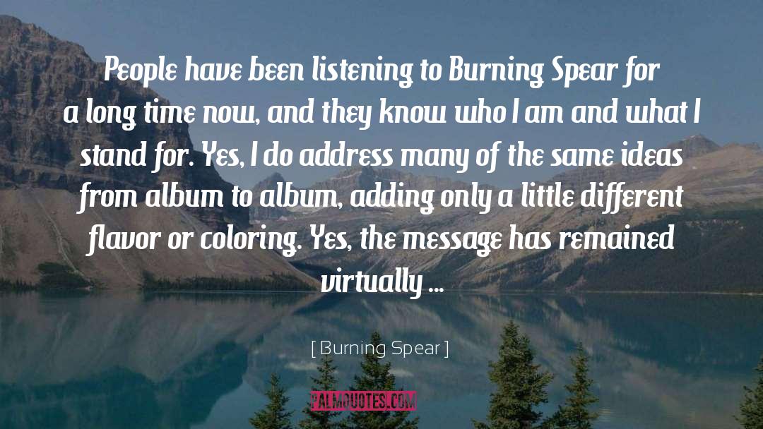 Ethical Issues quotes by Burning Spear