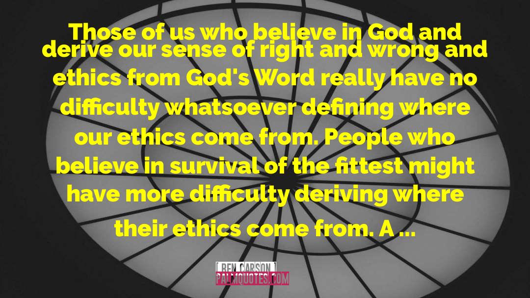 Ethical Principles quotes by Ben Carson
