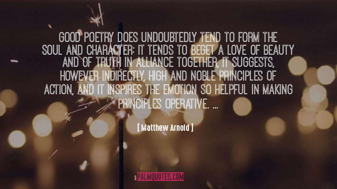Ethical Principles quotes by Matthew Arnold