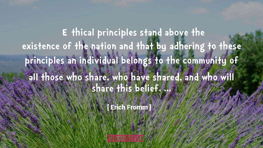 Ethical Principles quotes by Erich Fromm