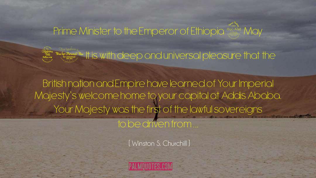Ethiopia Antiquities quotes by Winston S. Churchill