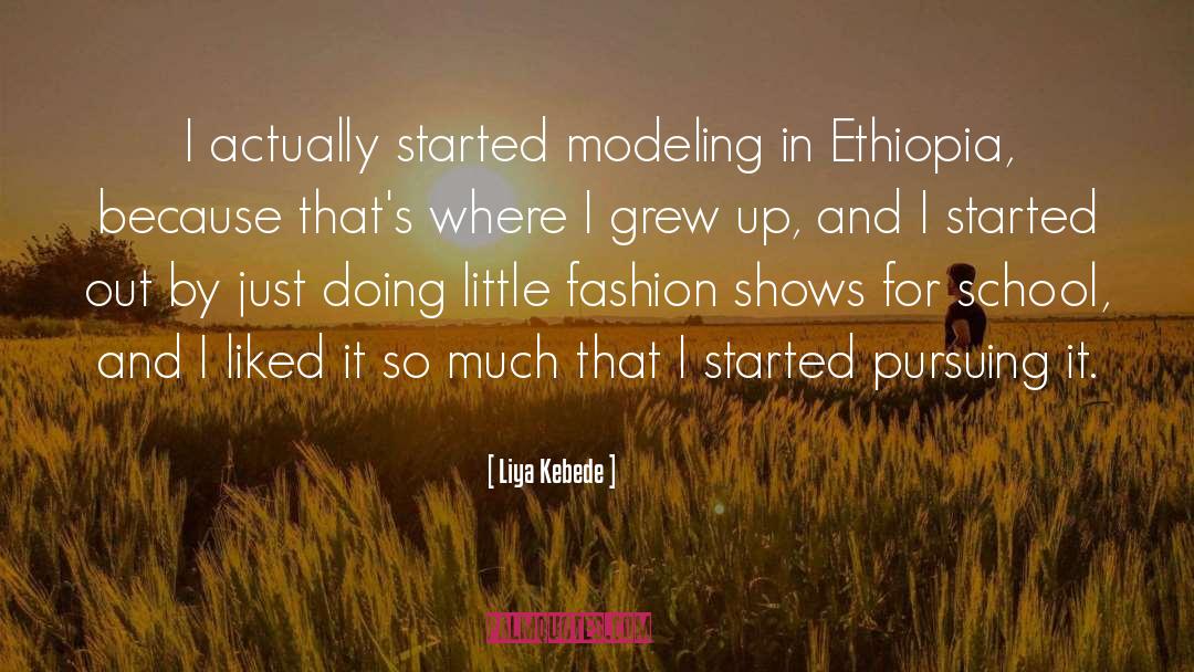Ethiopia quotes by Liya Kebede