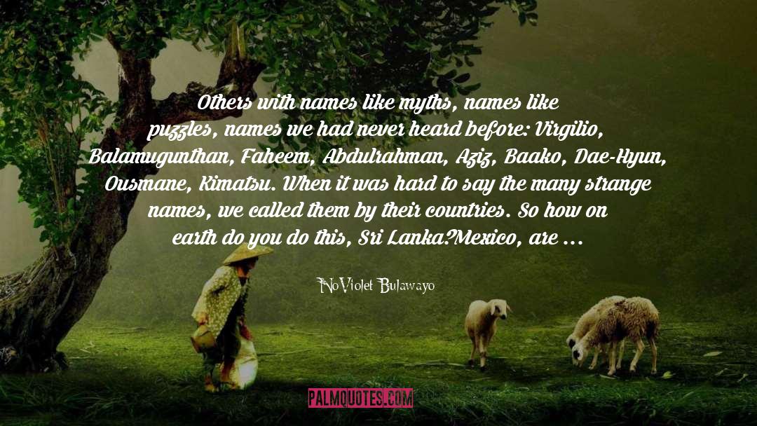 Ethiopia quotes by NoViolet Bulawayo