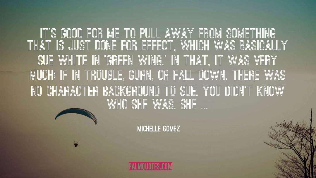 Ethnic Background quotes by Michelle Gomez