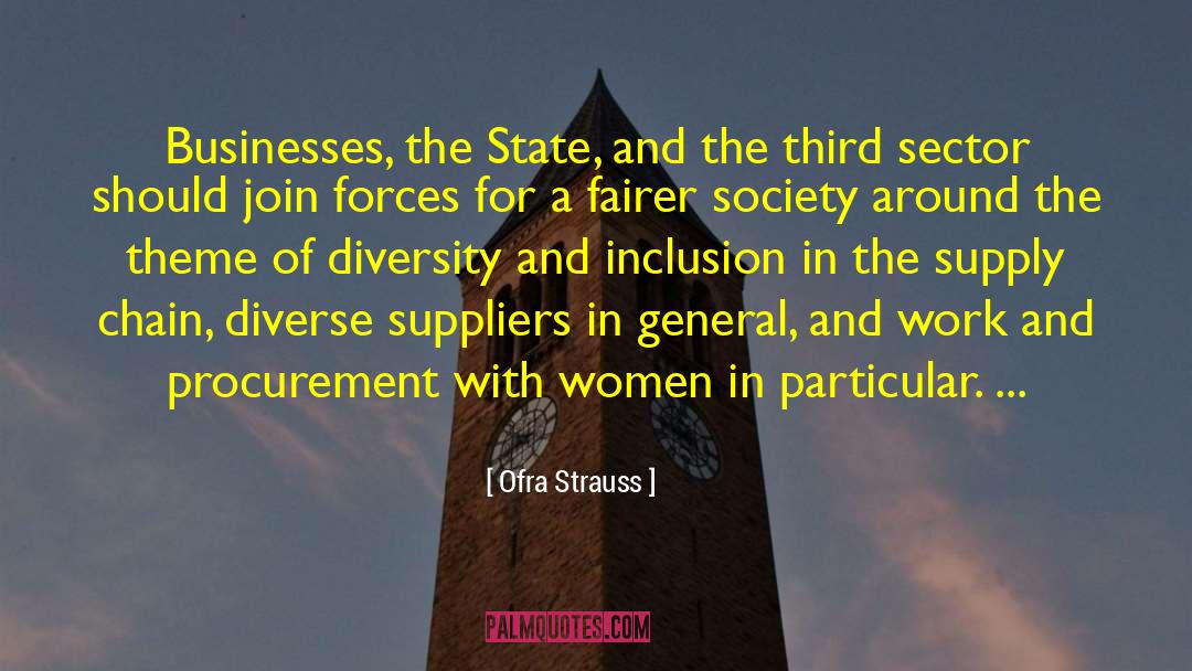 Ethnic Diversity quotes by Ofra Strauss