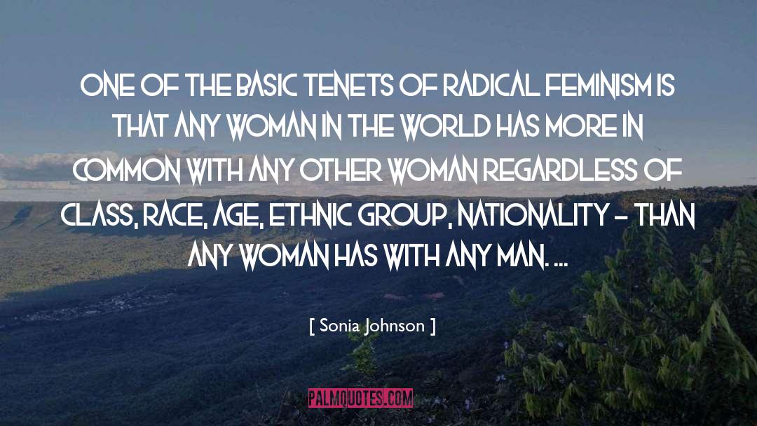 Ethnic Group quotes by Sonia Johnson