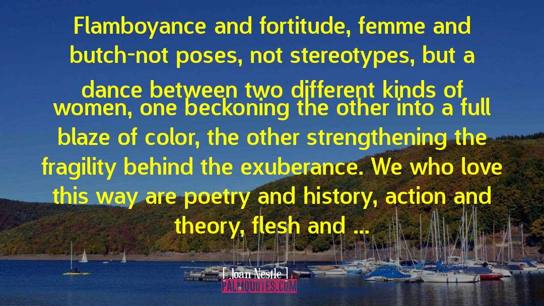 Ethnic Stereotypes quotes by Joan Nestle