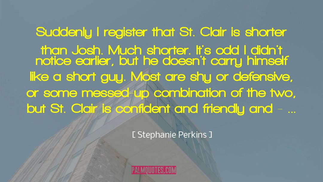 Etienne St Clair quotes by Stephanie Perkins