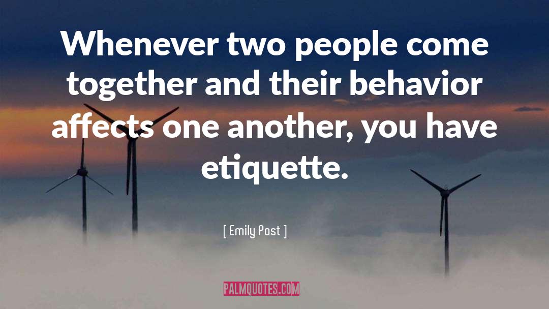 Etiquette And Espionage quotes by Emily Post