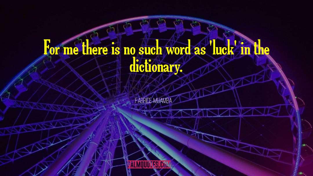 Etymology Dictionary quotes by Fabrice Muamba