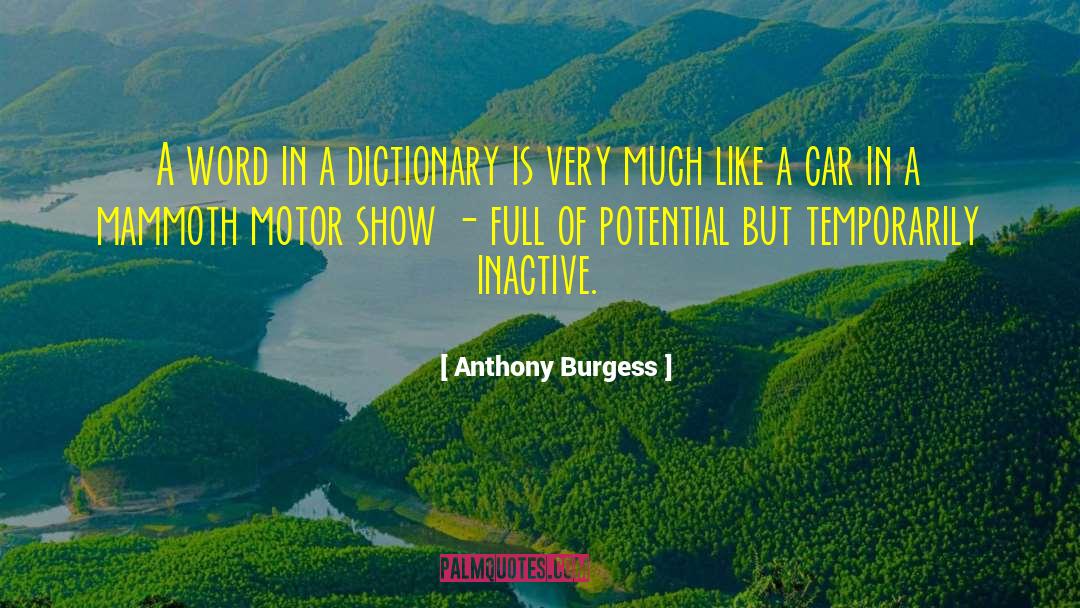 Etymology Dictionary quotes by Anthony Burgess