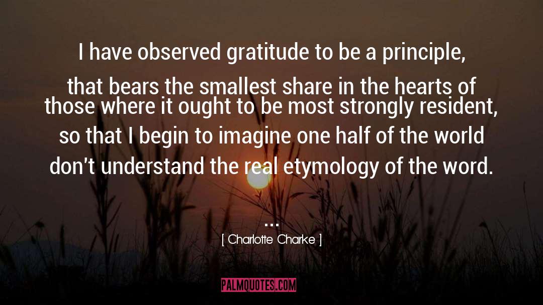 Etymology quotes by Charlotte Charke