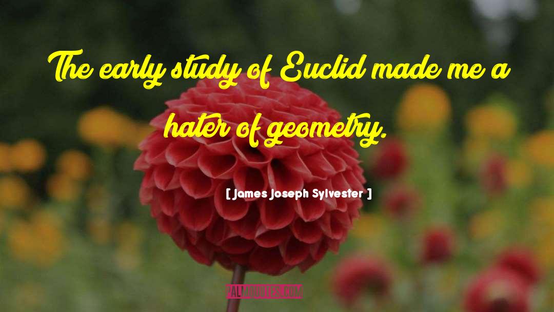 Euclid quotes by James Joseph Sylvester