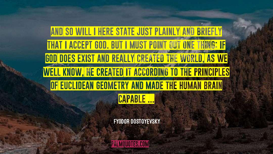 Euclid S Postulate quotes by Fyodor Dostoyevsky