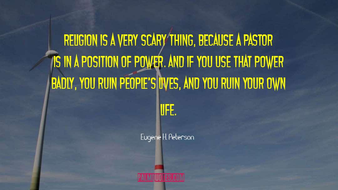 Eugene Marten quotes by Eugene H. Peterson