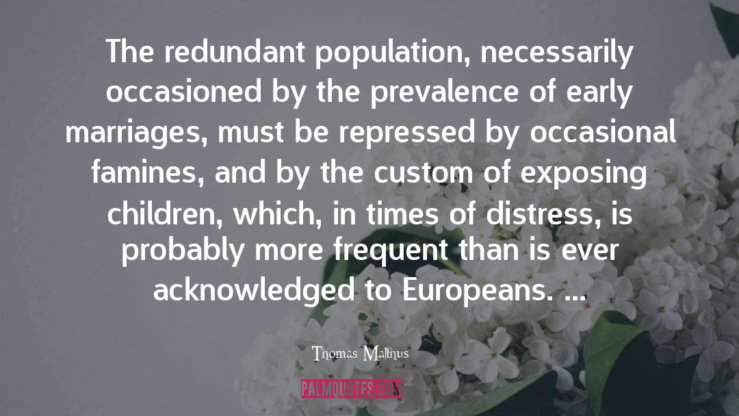 Eugenics quotes by Thomas Malthus