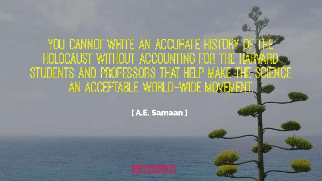 Eugenics quotes by A.E. Samaan
