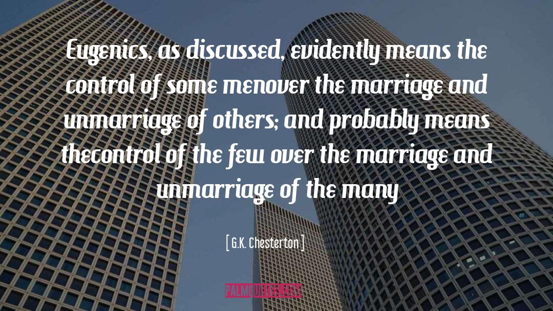Eugenics quotes by G.K. Chesterton