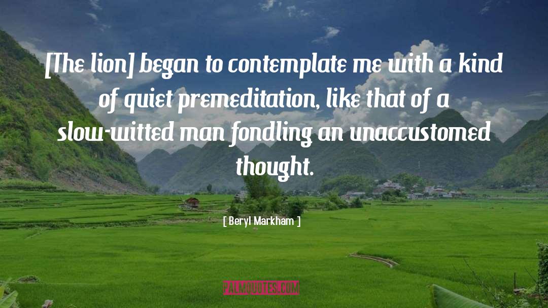 Eugenie Markham quotes by Beryl Markham