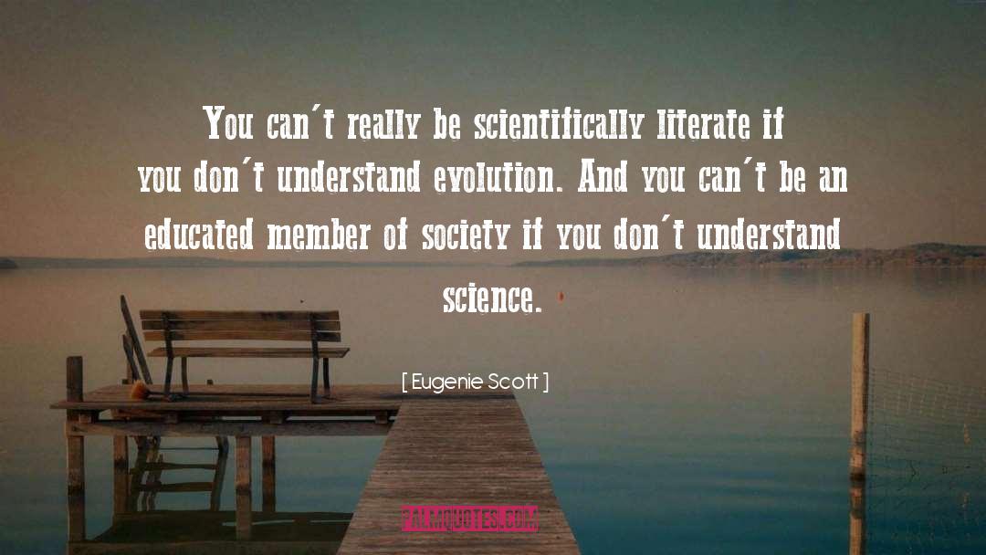 Eugenie quotes by Eugenie Scott