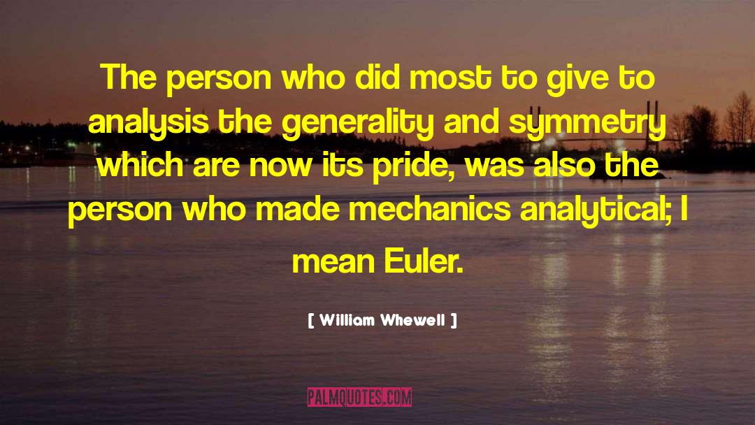 Euler quotes by William Whewell