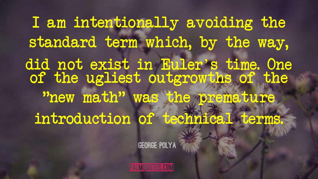 Euler quotes by George Polya